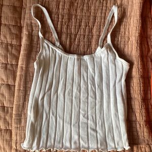 White tank top